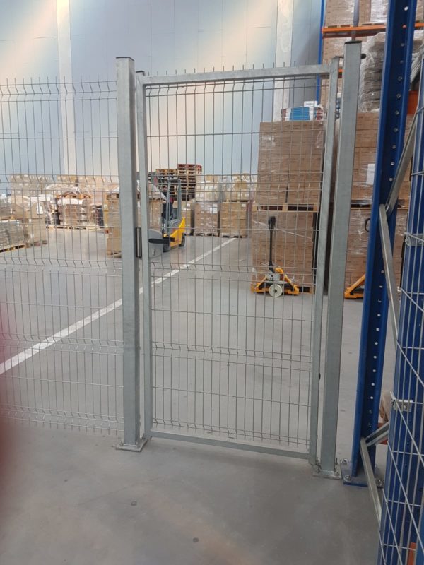 Puerta abatir 1,8x1m Galvanizada